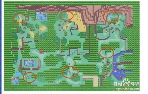 口袋妖怪火红图文攻略 口袋妖怪火红攻略地图 百度经验