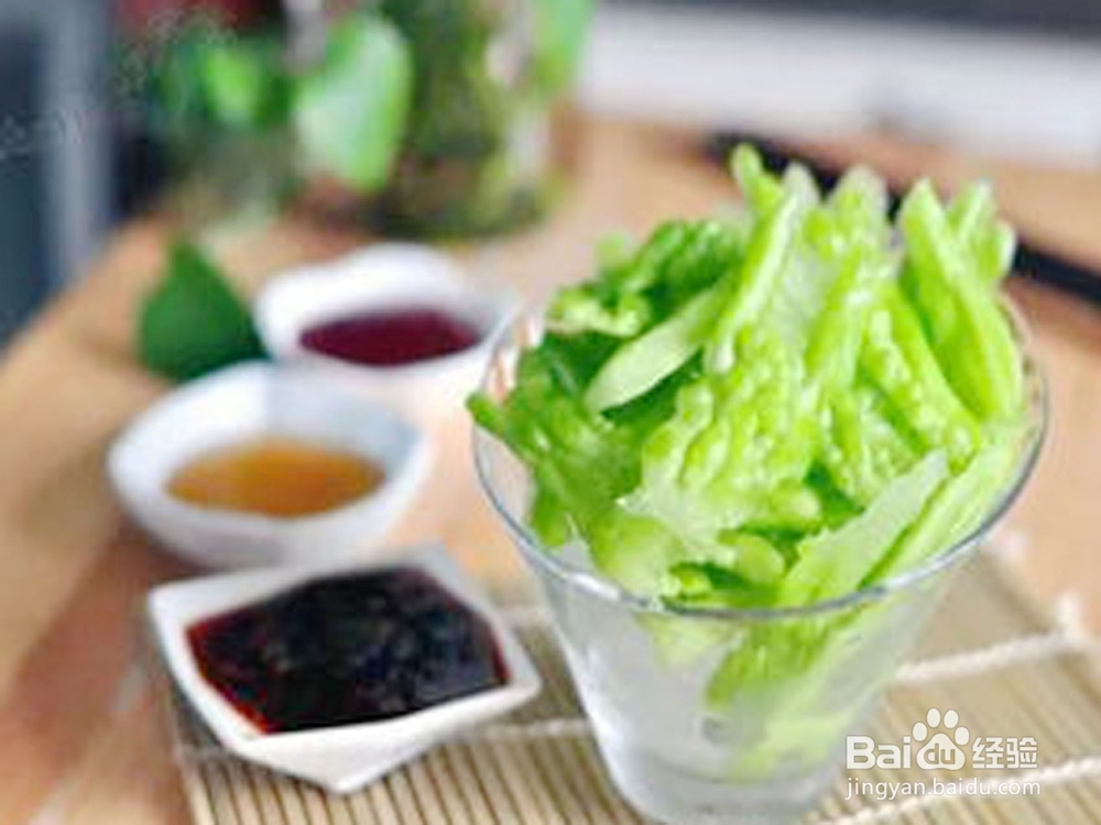 苦瓜泡水喝不苦的小窍门