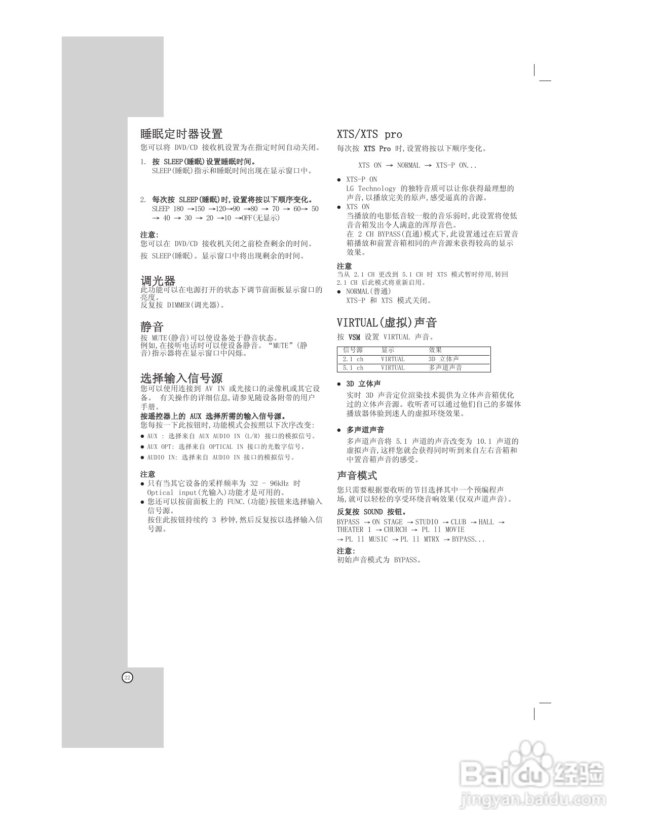 LG HT902TB DVD组合音响使用说明书:[2]