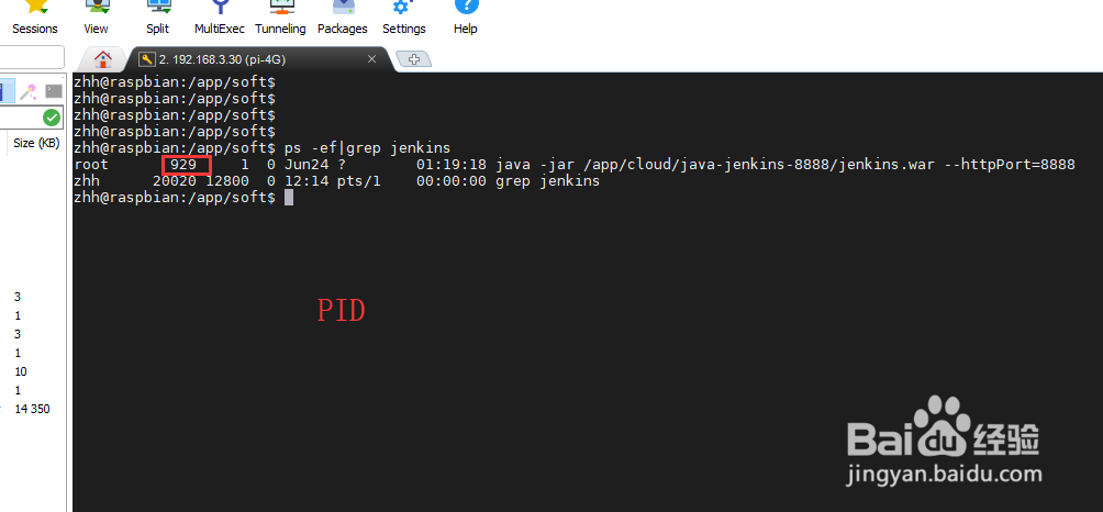 Linux下查看某个进程占用的CPU、内存信息