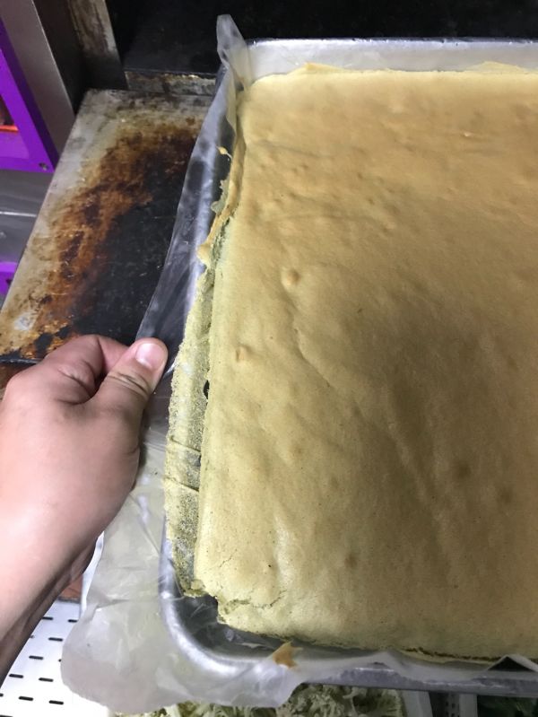 清新抹茶蛋糕卷