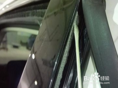 车门胶皮开胶如何粘上?