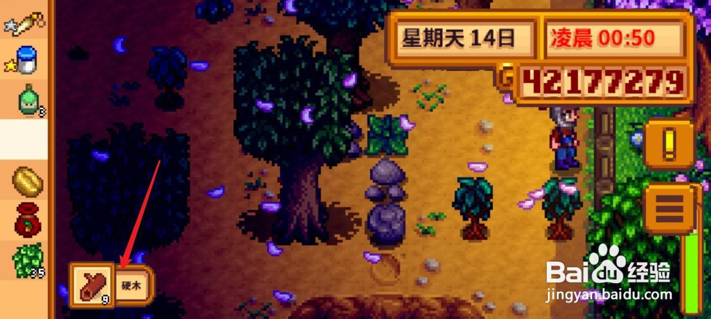 星露谷物语硬木怎么获得