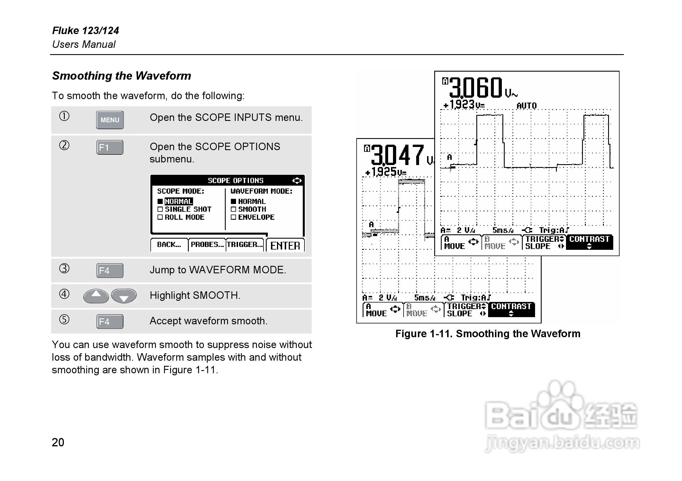福禄克Fluke 123示波表使用说明书:[3]