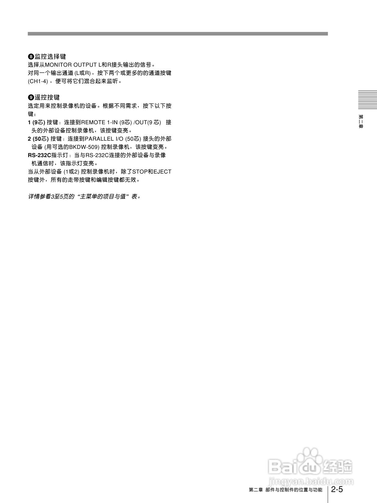 索尼DVW-A510P数字磁带录像机使用说明书:[1]