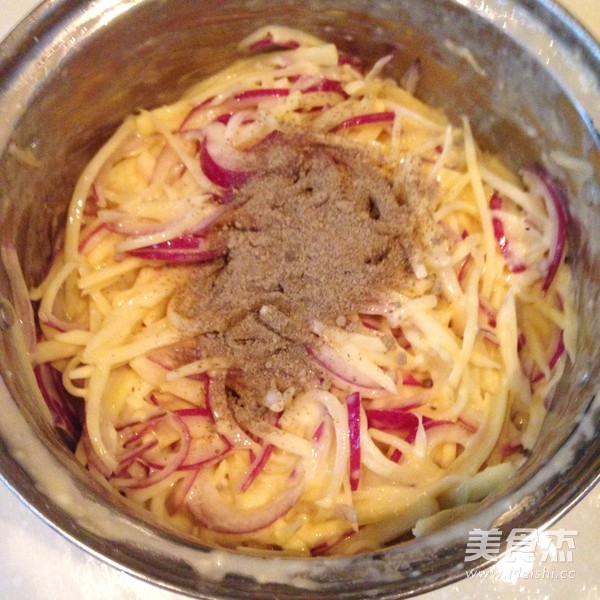土豆丝煎饼的做法