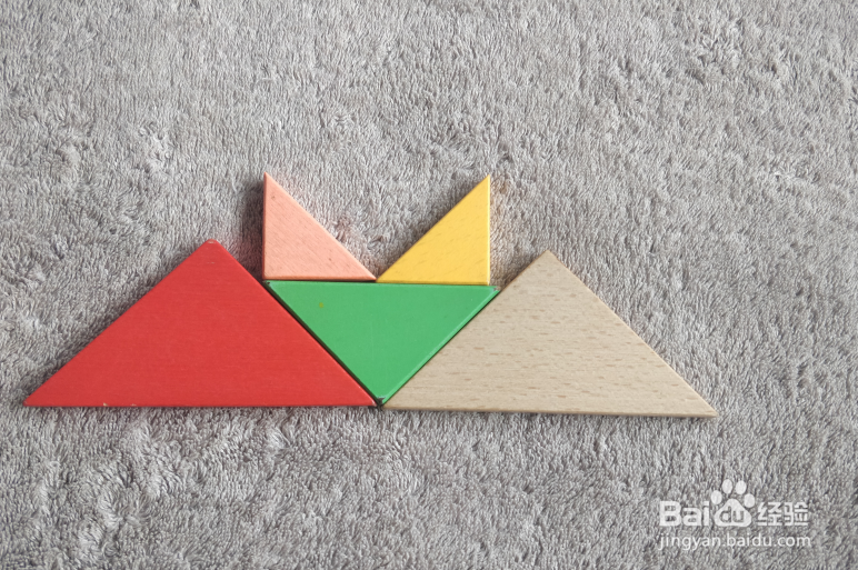 小岛用七巧板怎么拼?