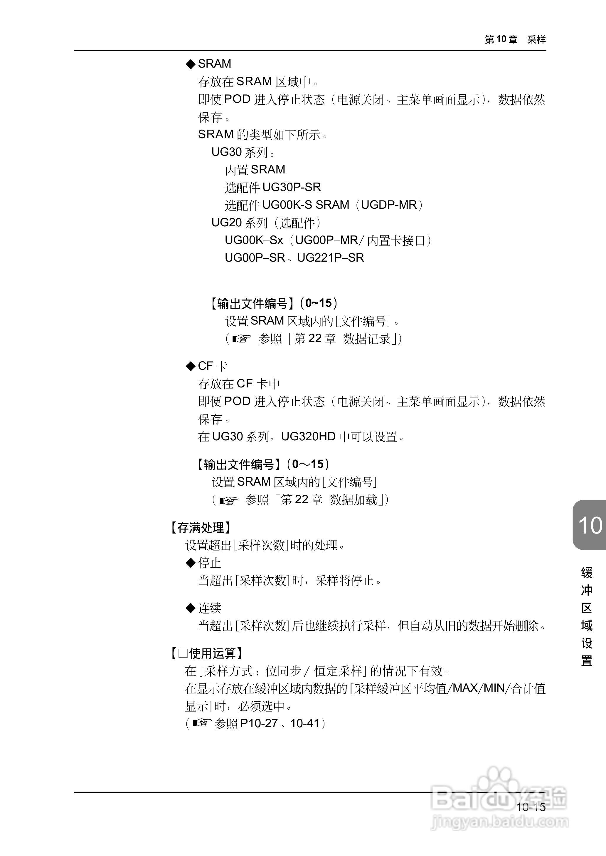 松下UG420H-E变频器使用说明书:[30]