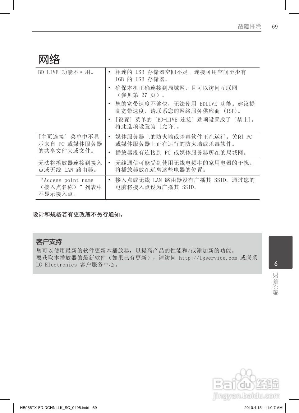 LG HB965TX家庭影院使用说明书:[4]