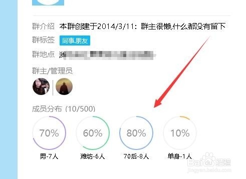 怎么查看QQ群成员分布 如何了解其省份单身情况