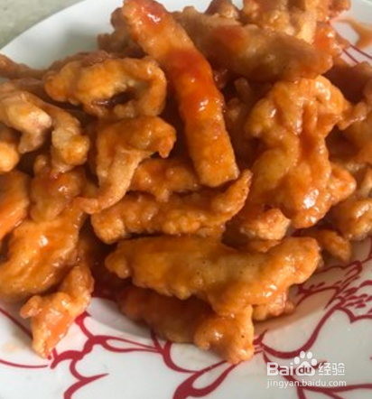 糖醋里脊（鸡肉版）