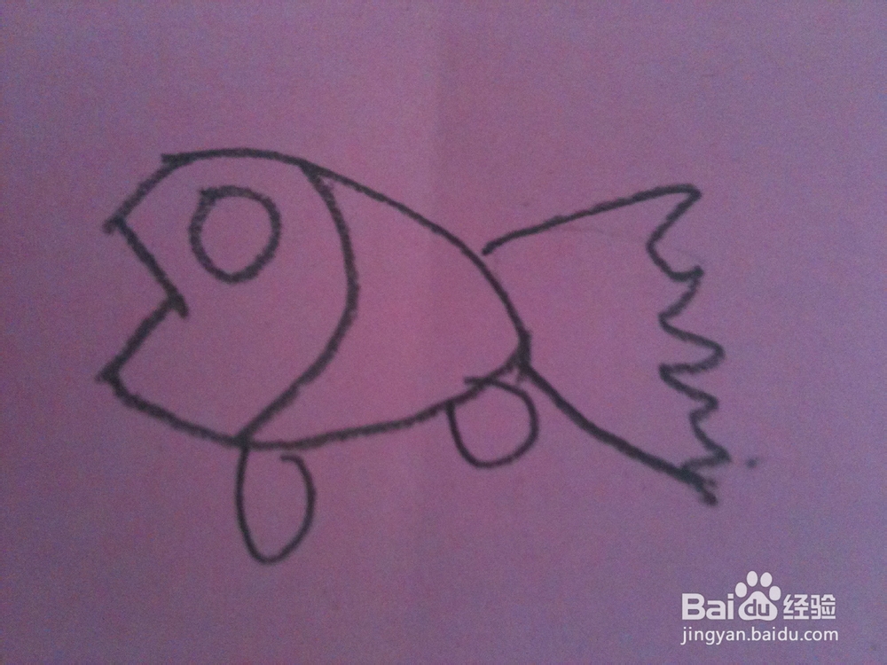 简笔画小鱼儿只需五步
