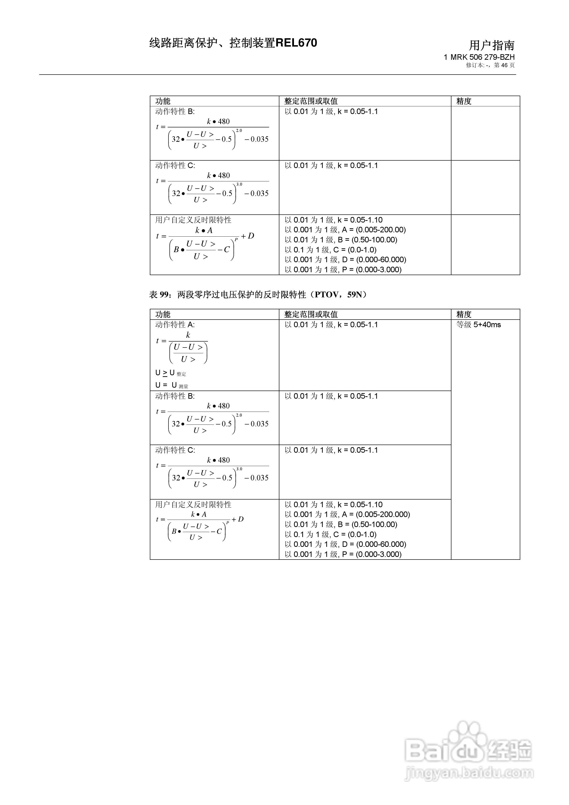 ABB REL670线路距离保护/控制装置说明书:[5]