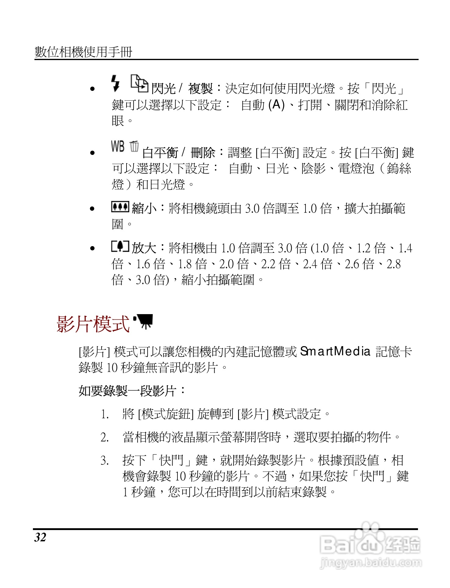 Digimaster s320数码相机使用说明书:[4]