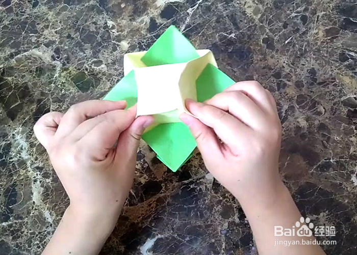 折纸---八角篮子的折法