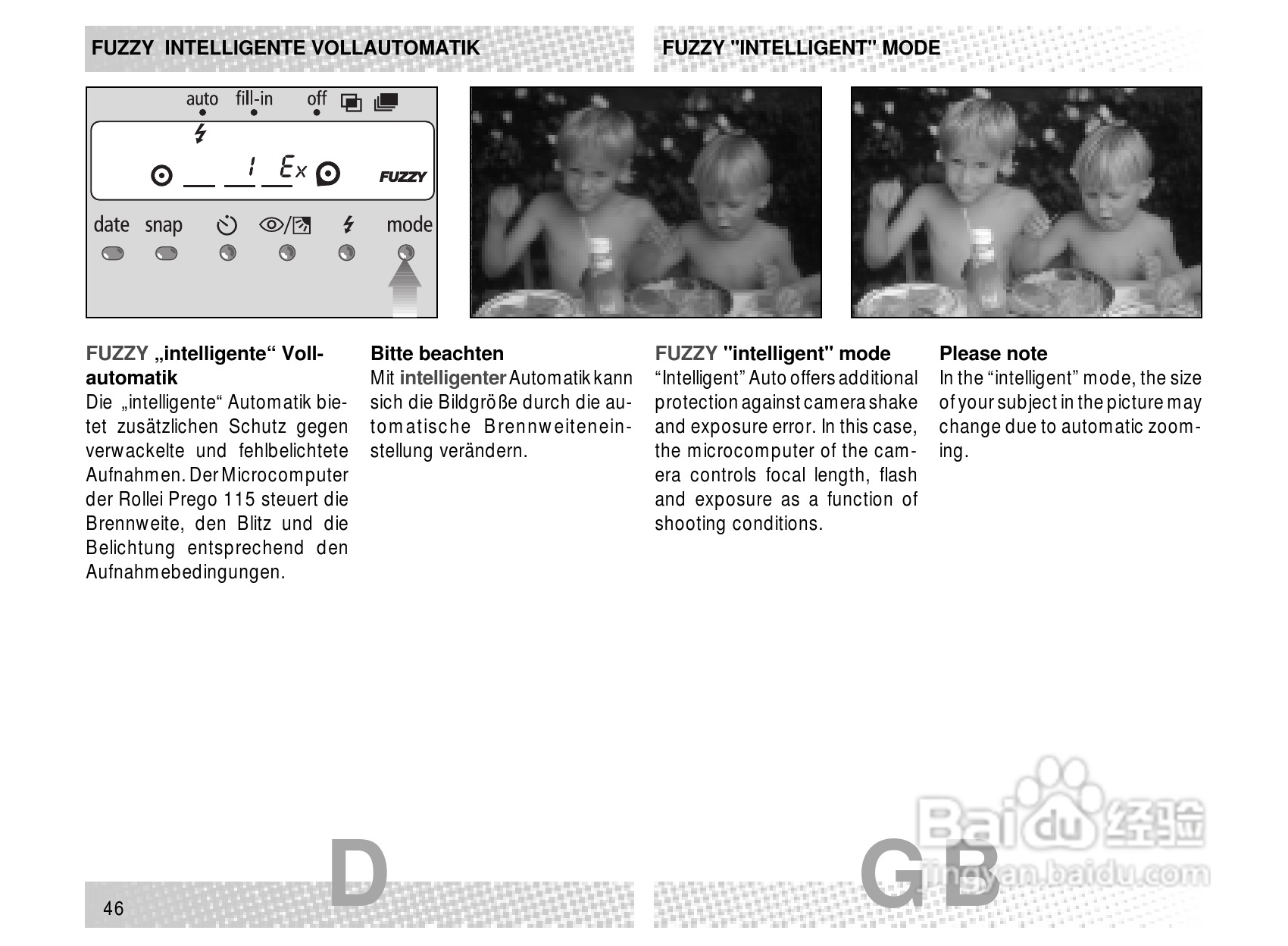 Rollei Prego 115型数码相机使用说明书:[5]