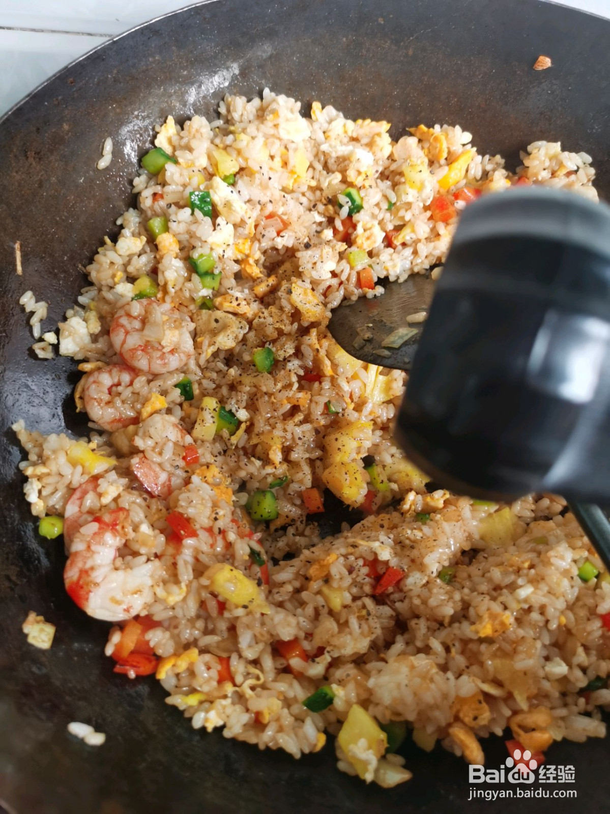 菠萝炒饭的做法