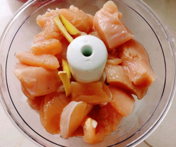 黑麦香菇鸡肉蒸饺