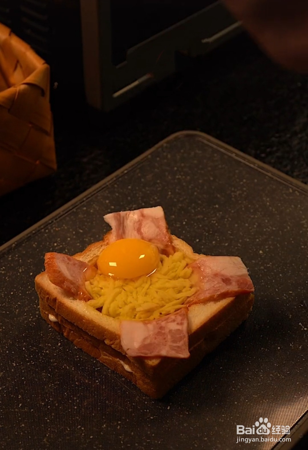 #新人打卡#波洛尼肠吐司