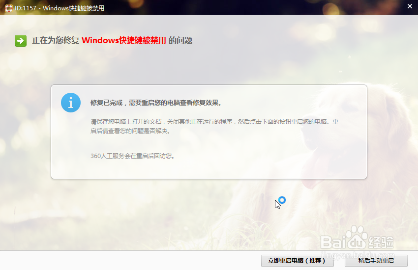 windows快捷键失效怎么办