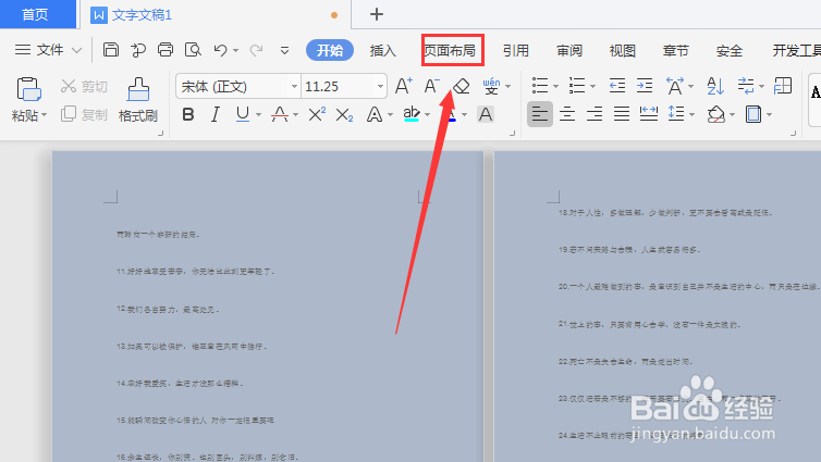 WPS文字文稿中如何去除背景底色