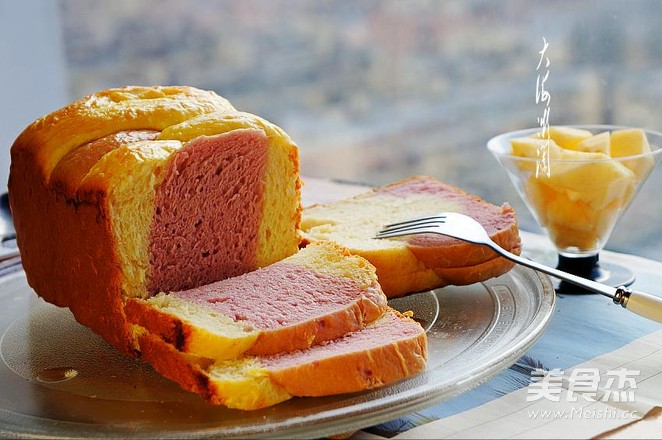 双色吐司的做法