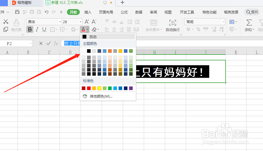Excel表格中，怎么设置字体的格式？