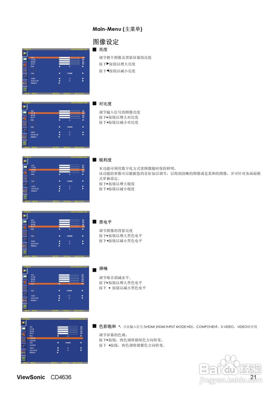 ViewSonic优派CD4636显示器说明书:[3]