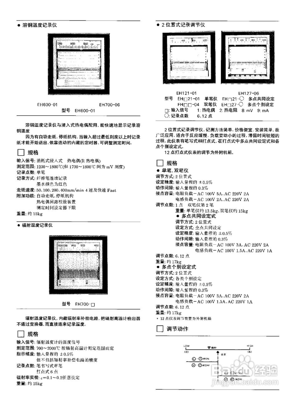 L系列自动平衡小型记录调节、报警仪说明书:[1]