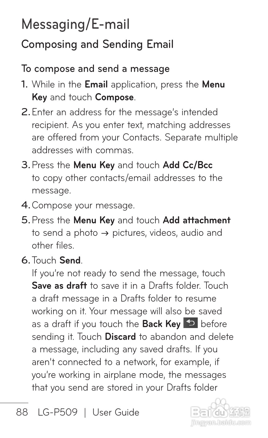 LG P509移动电话使用说明书:[9]