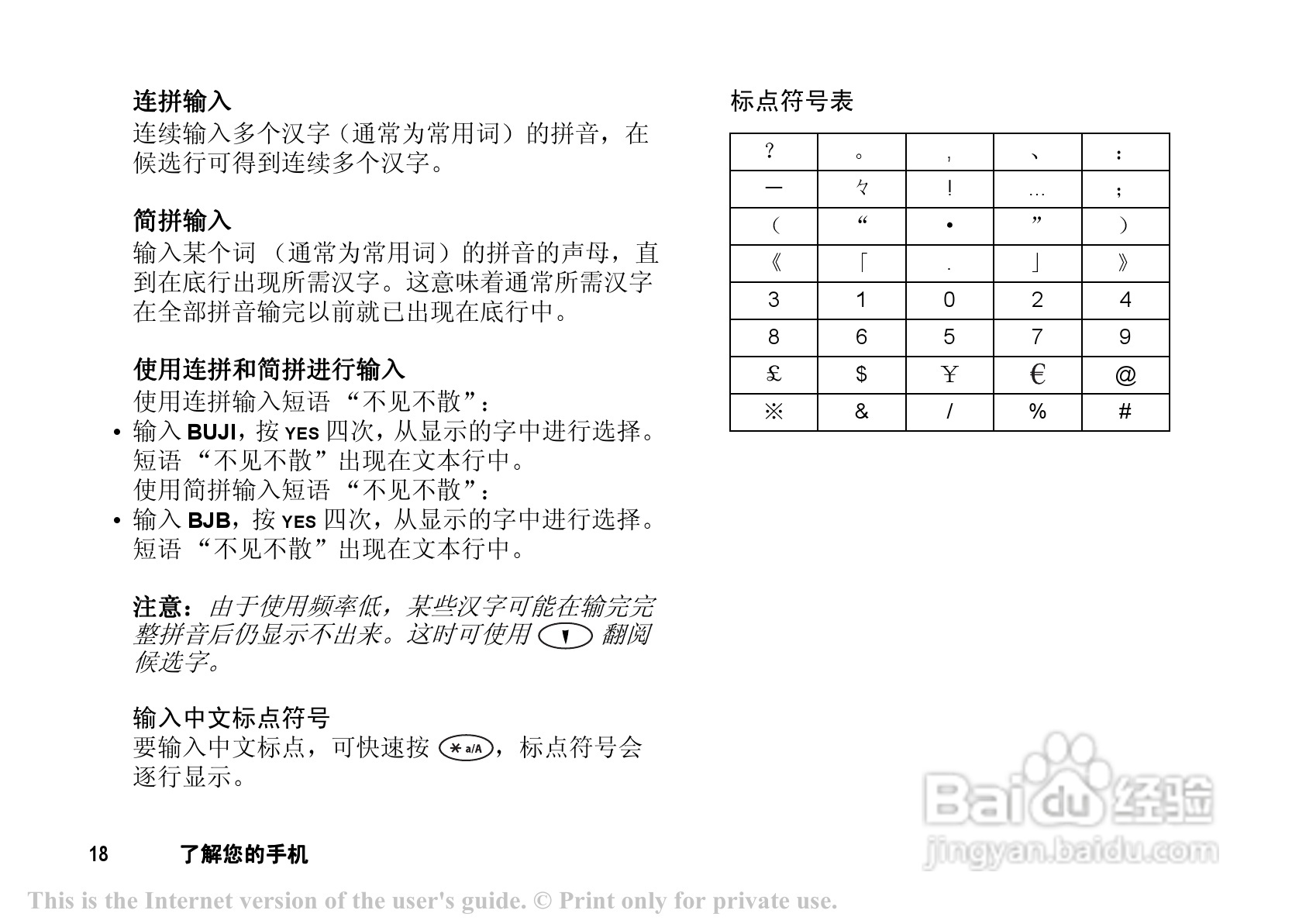 索爱 T202c手机说明书:[2]