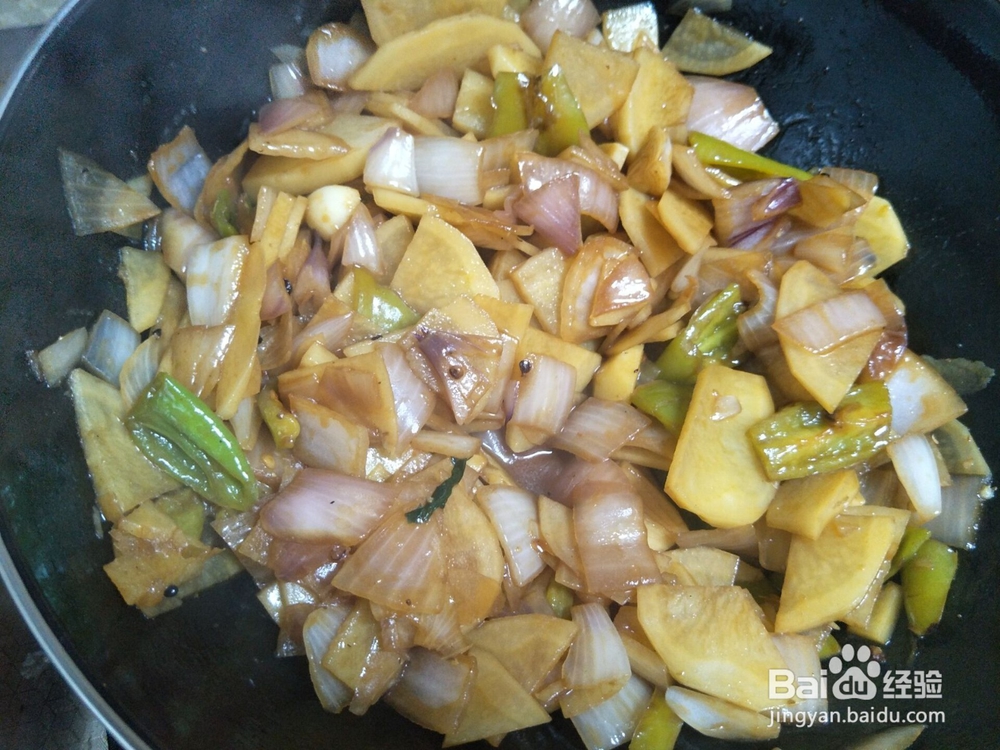 土豆片炒洋葱