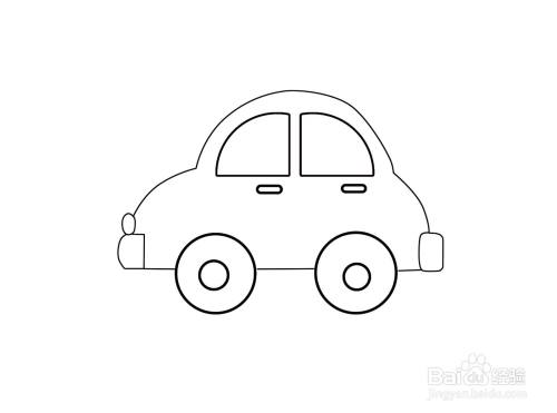 简笔画小汽车