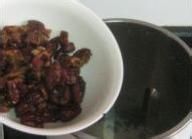 红枣杏仁黑豆糯米糊