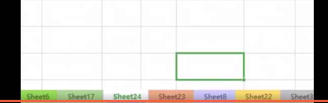 如何给工作表设置一个颜色？