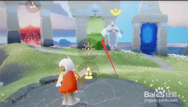 光遇禁阁彩虹下的蜡烛位置