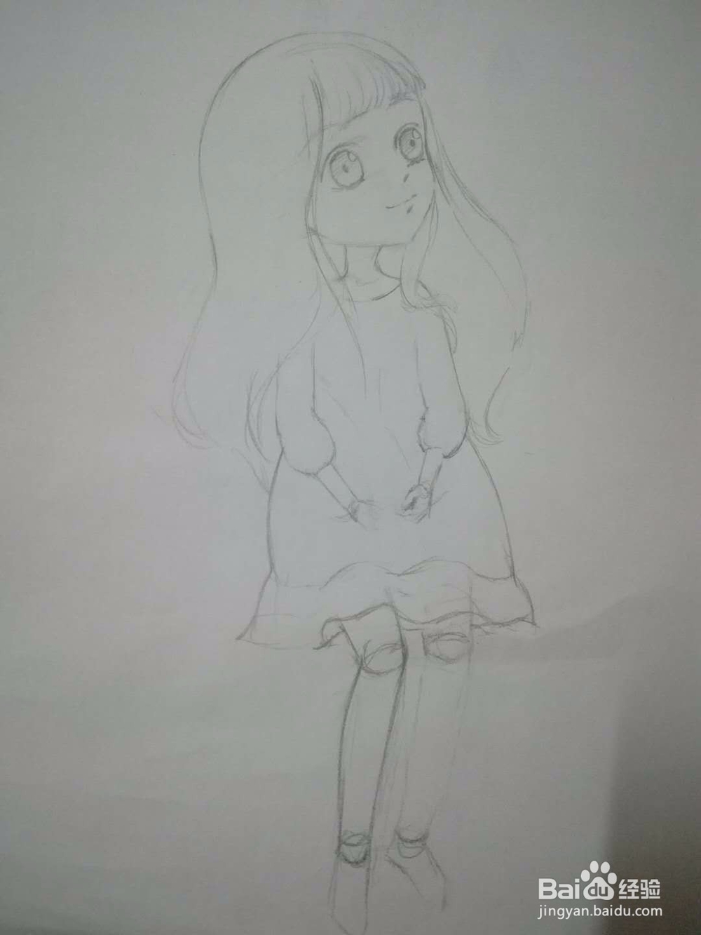 《椅子上的少女》