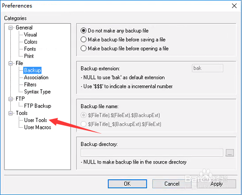 Crimson editor怎么使用短文件名关闭