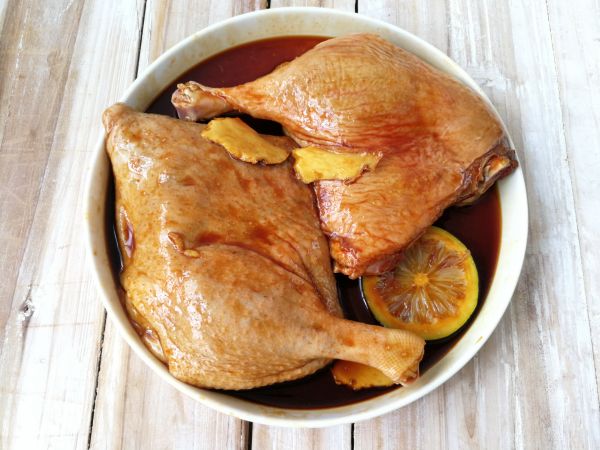 柠香五味烤鸭腿