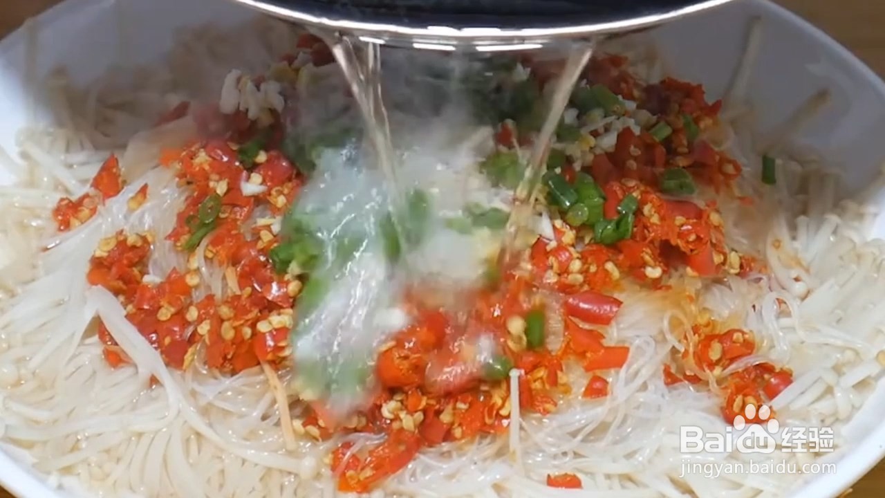 金针菇粉丝蒜蓉的做法怎么做