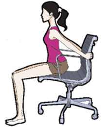 教你转椅瘦身方法