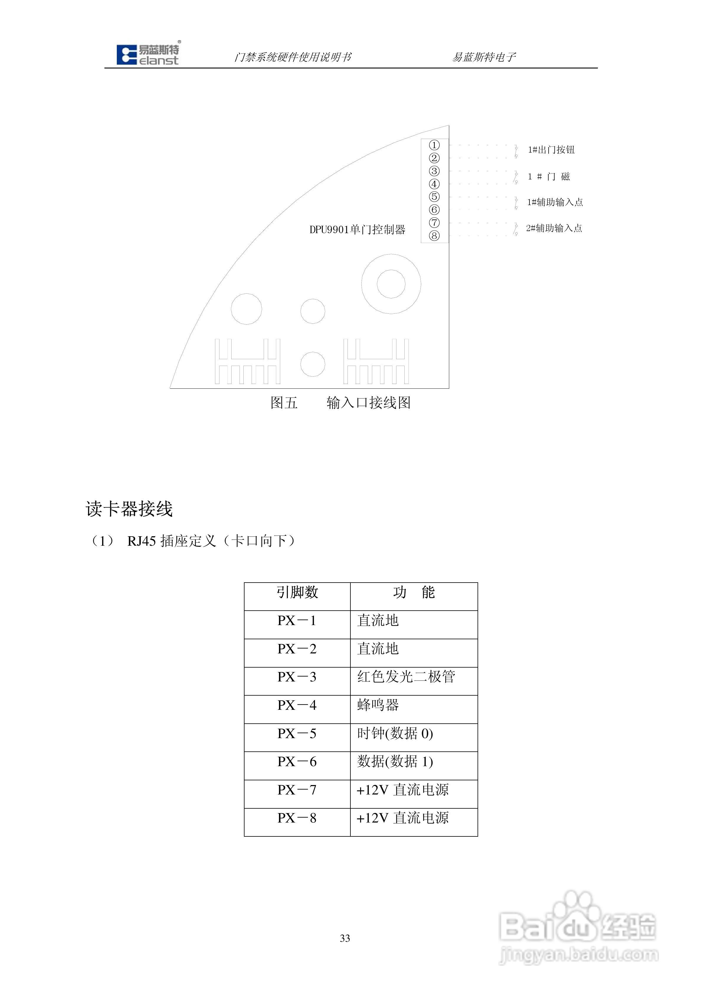 易蓝斯特DCU990X门禁控制器使用说明书:[4]
