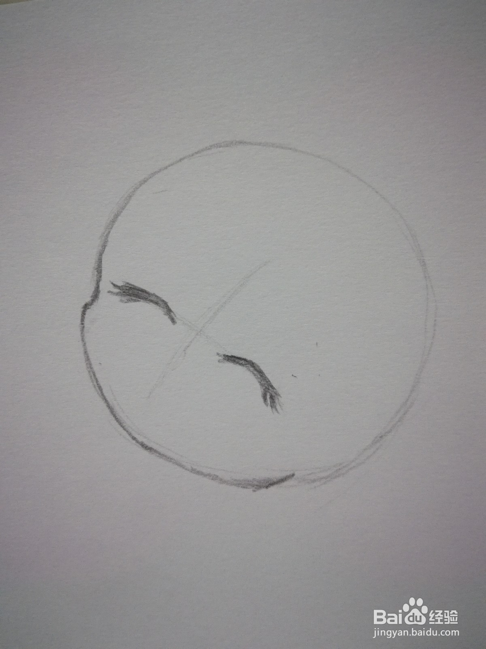 Q版动漫人物头部和五官线稿手绘教程