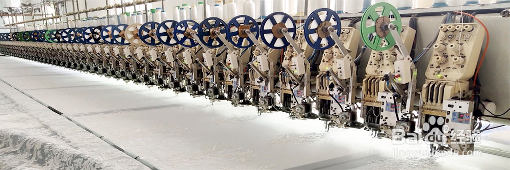 婚纱面料-电脑绣花面料生产流程