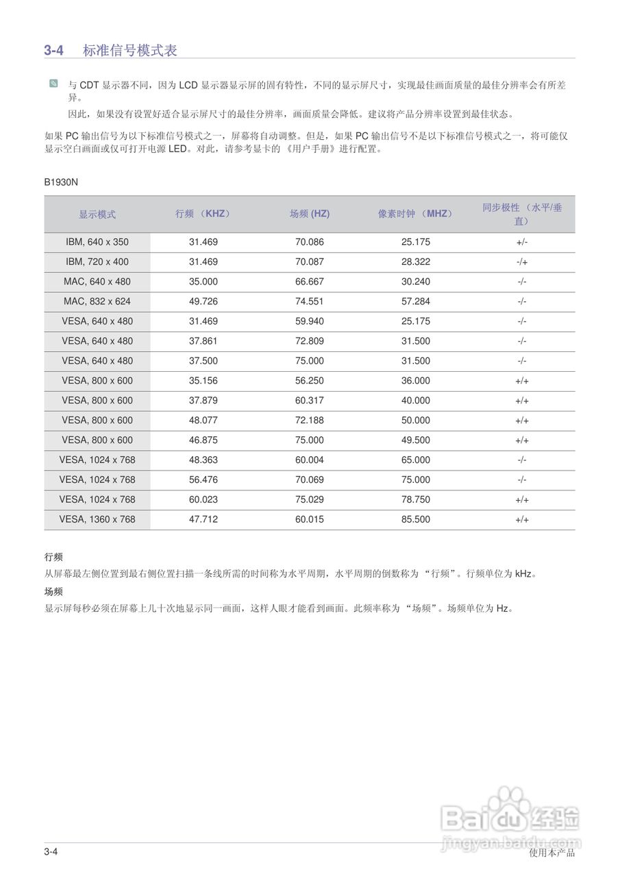三星B2230W液晶显示器使用说明书:[3]