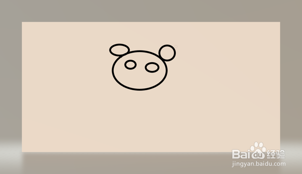 怎么画一只小脑斧呢（小老虎）