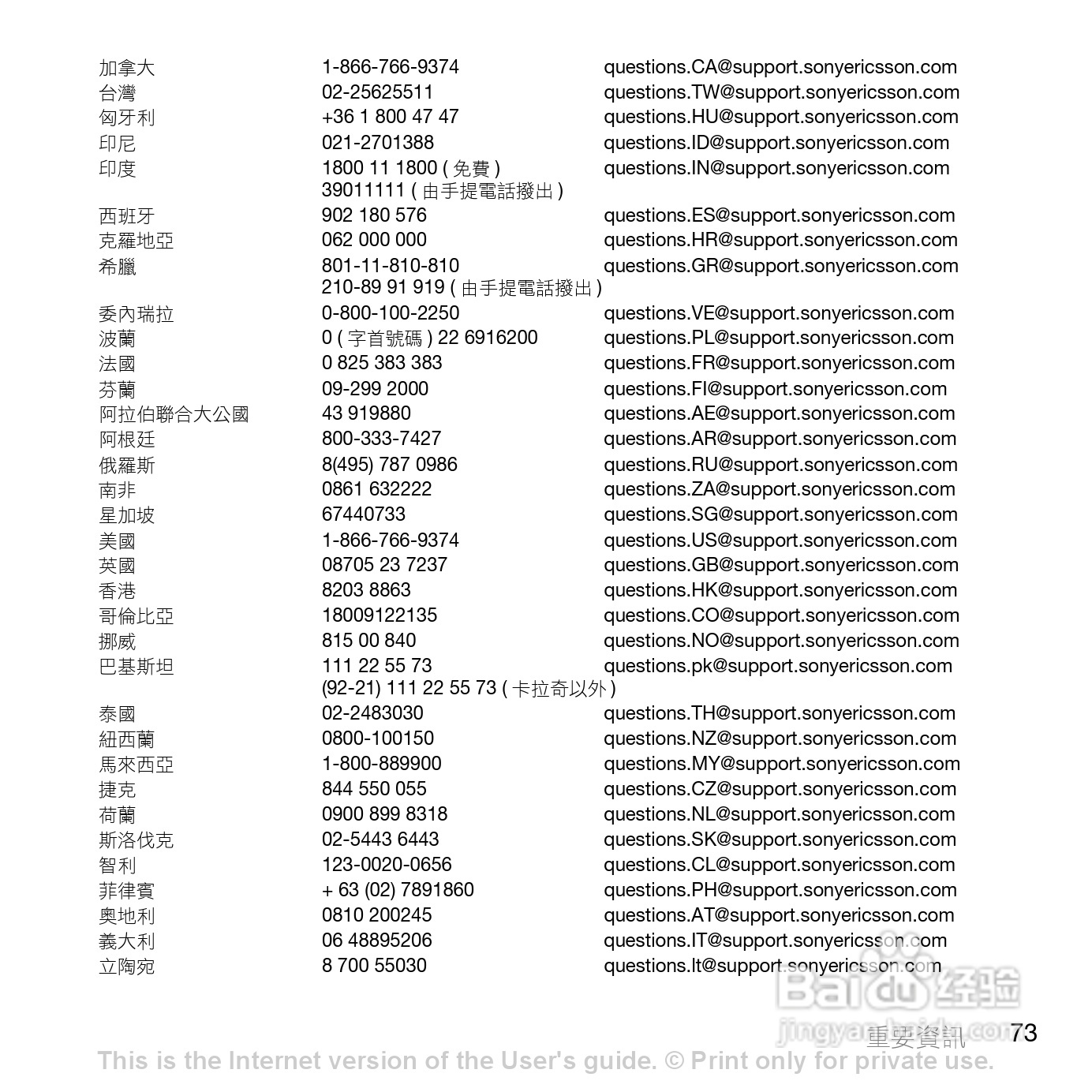 索尼爱立信Z770i手机使用说明书:[8]