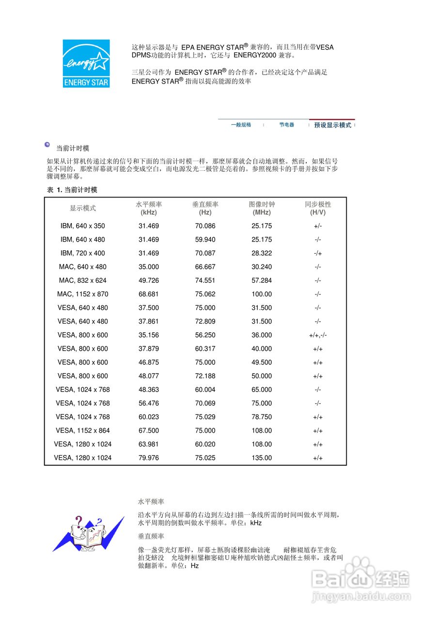 三星710TM液晶显示器使用说明书:[8]