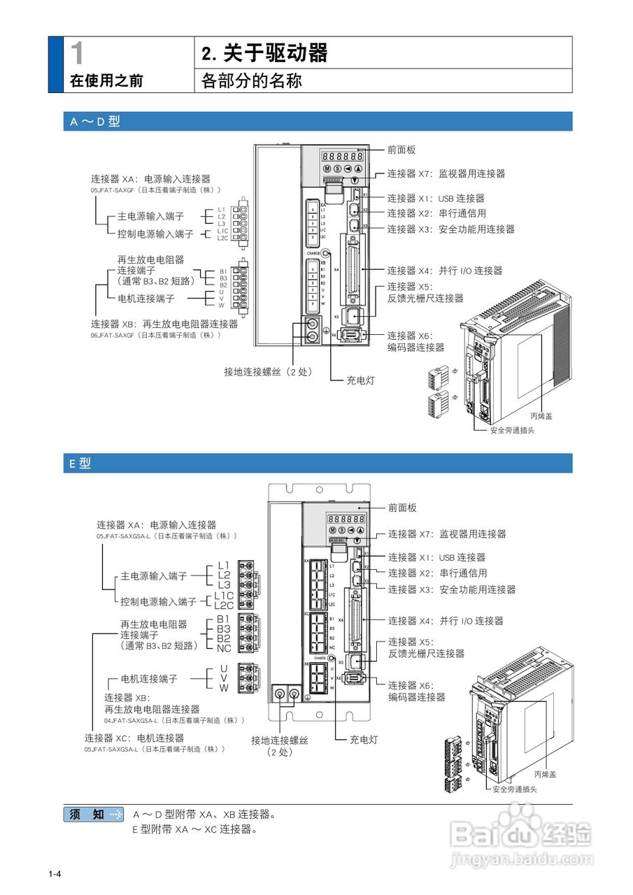 数字AC 伺服电机及驱动器MINAS A5说明书:[2]