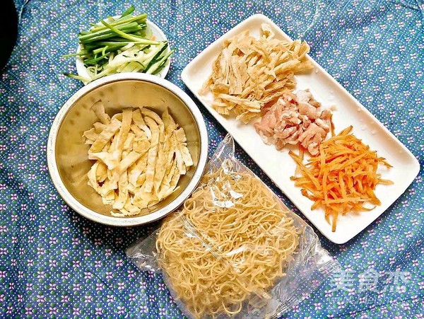 香辣拌伊面的做法